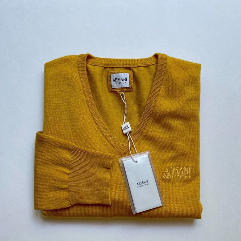 Armani Yellow Sweater